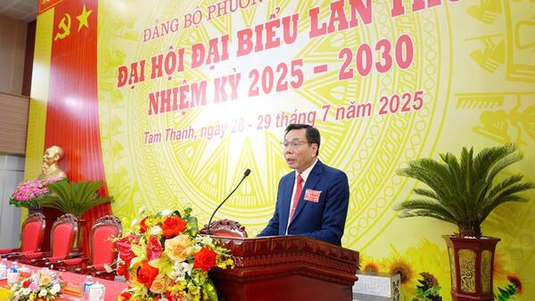 ĐẠI HỘI ĐẠI BIỂU ĐẢNG BỘ PHƯỜNG TAM THANH KHOÁ I, NHIỆM KỲ 2025 – 2030 THÀNH CÔNG TỐT ĐẸP