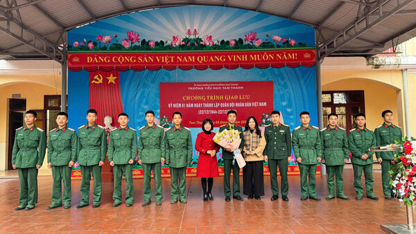 CHƯƠNG TRÌNH HOẠT ĐỘNG NGOẠI KHÓA CHÀO MỪNG KỶ NIỆM 81 NĂM NGÀY THÀNH LẬP QUÂN ĐỘI NHÂN DÂN VIỆT NAM (22/12/1944 - 22/12/2025) CỦA THẦY VÀ TRÒ TRƯỜNG TIỂU HỌC TAM THANH