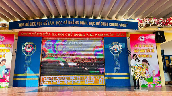 NGÀY HỘI NGOẠI KHÓA "TRANG SÁCH MỞ - CÁNH CỬA TÂM HỒN": KHƠI DẬY ĐAM MÊ ĐỌC SÁCH VÀ TƯ DUY SÁNG TẠO TẠI TRƯỜNG THCS TAM THANH