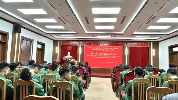 ĐÓN QUÂN NHÂN HOÀN THÀNH NGHĨA VỤ QUÂN SỰ TRỞ VỀ ĐỊA PHƯƠNG NĂM 2026