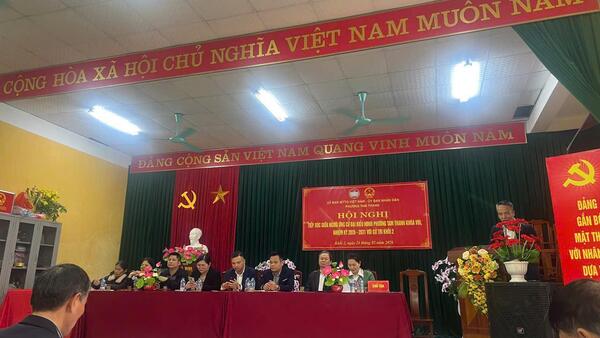 HỘI NGHỊ TIẾP XÚC CỬ TRI VỚI NGƯỜI ỨNG CỬ ĐẠI BIỂU HĐND PHƯỜNG TAM THANH KHOÁ VIII, NHIỆM KỲ 2026-2031