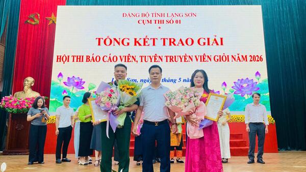 PHƯỜNG TAM THANH THAM GIA HỘI THI BÁO CÁO VIÊN, TUYÊN TRUYỀN VIÊN GIỎI NĂM 2026 – CỤM THI SỐ 01