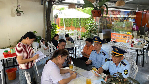 ĐOÀN KIỂM TRA LIÊN NGÀNH PHƯỜNG TAM THANH KIỂM TRA CÔNG TÁC BẢO ĐẢM AN TOÀN THỰC PHẨM TRONG THÁNG HÀNH ĐỘNG VÌ AN TOÀN THỰC PHẨM NĂM 2026