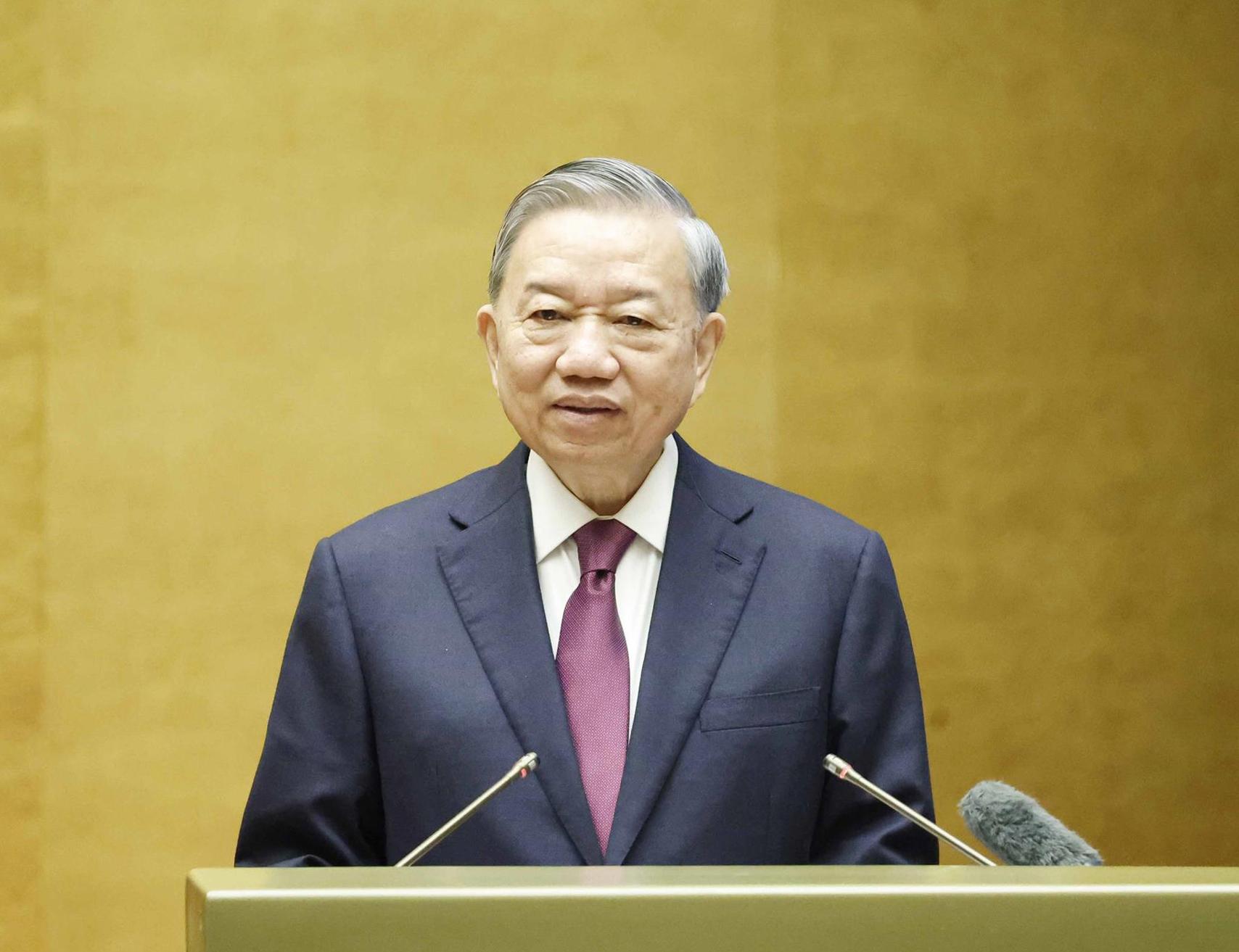 Tổng Bí thư, Chủ tịch nước Tô Lâm phát biểu chỉ đạo _Ảnh: TTXVN