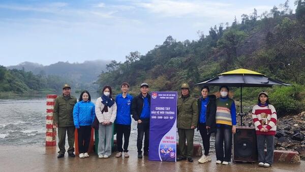 ĐOÀN THANH NIÊN PHƯỜNG TAM THANH RA QUÂN TUYÊN TRUYỀN BẢO VỆ MÔI TRƯỜNG NHÂN NGÀY ÔNG CÔNG, ÔNG TÁO